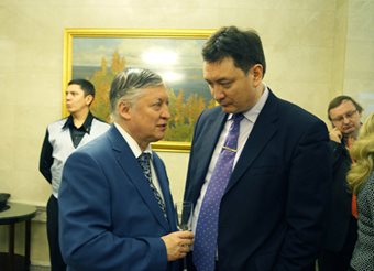 Anatoly Karpov and Konstantin Krokhin